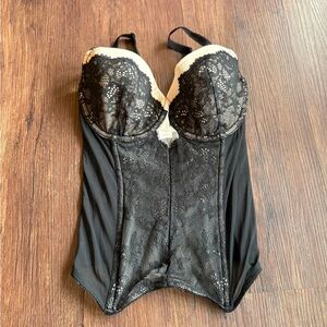 Victoria's Secret Black Lace Bustier